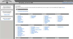 Desktop Screenshot of freeclassifieds.com