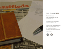 Tablet Screenshot of freeclassifieds.net